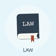 Illustration of law concept